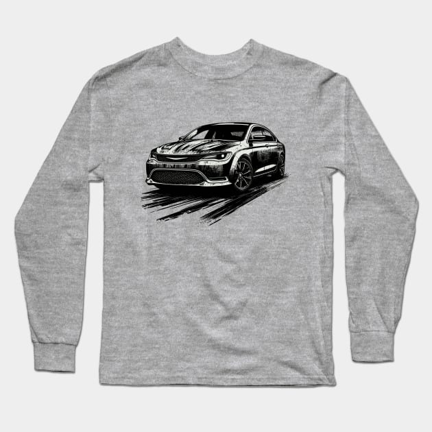 Chrysler 200 Long Sleeve T-Shirt by Vehicles-Art